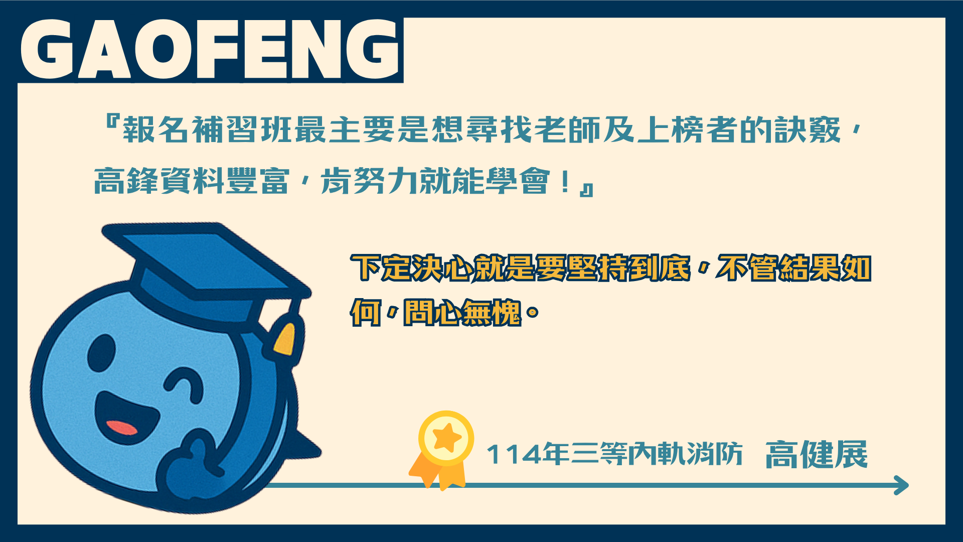 114年三等內軌消防-高健展