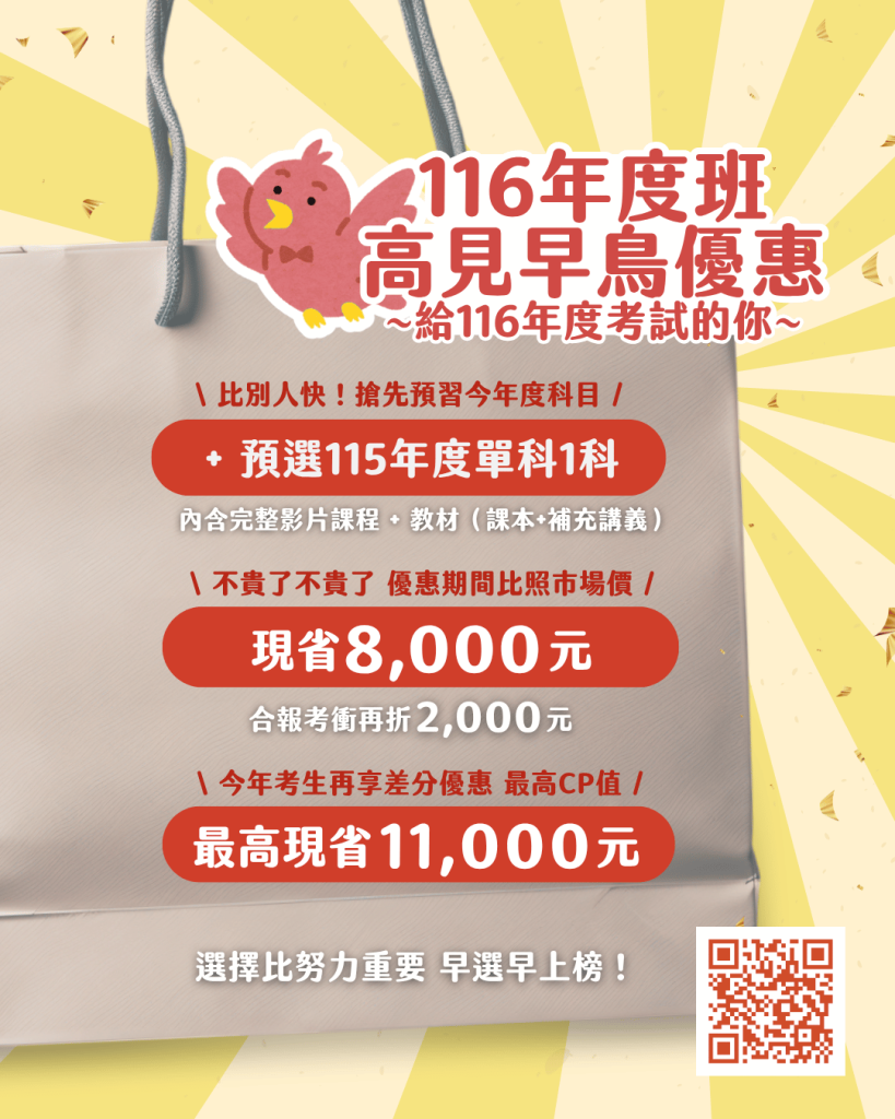 高雄高見 116年早鳥宣傳圖 1
